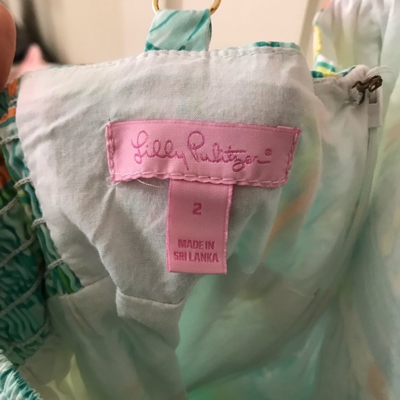 Lily Pulitzer Lola Dress “Just Add lemon” - Picture 3 of 3